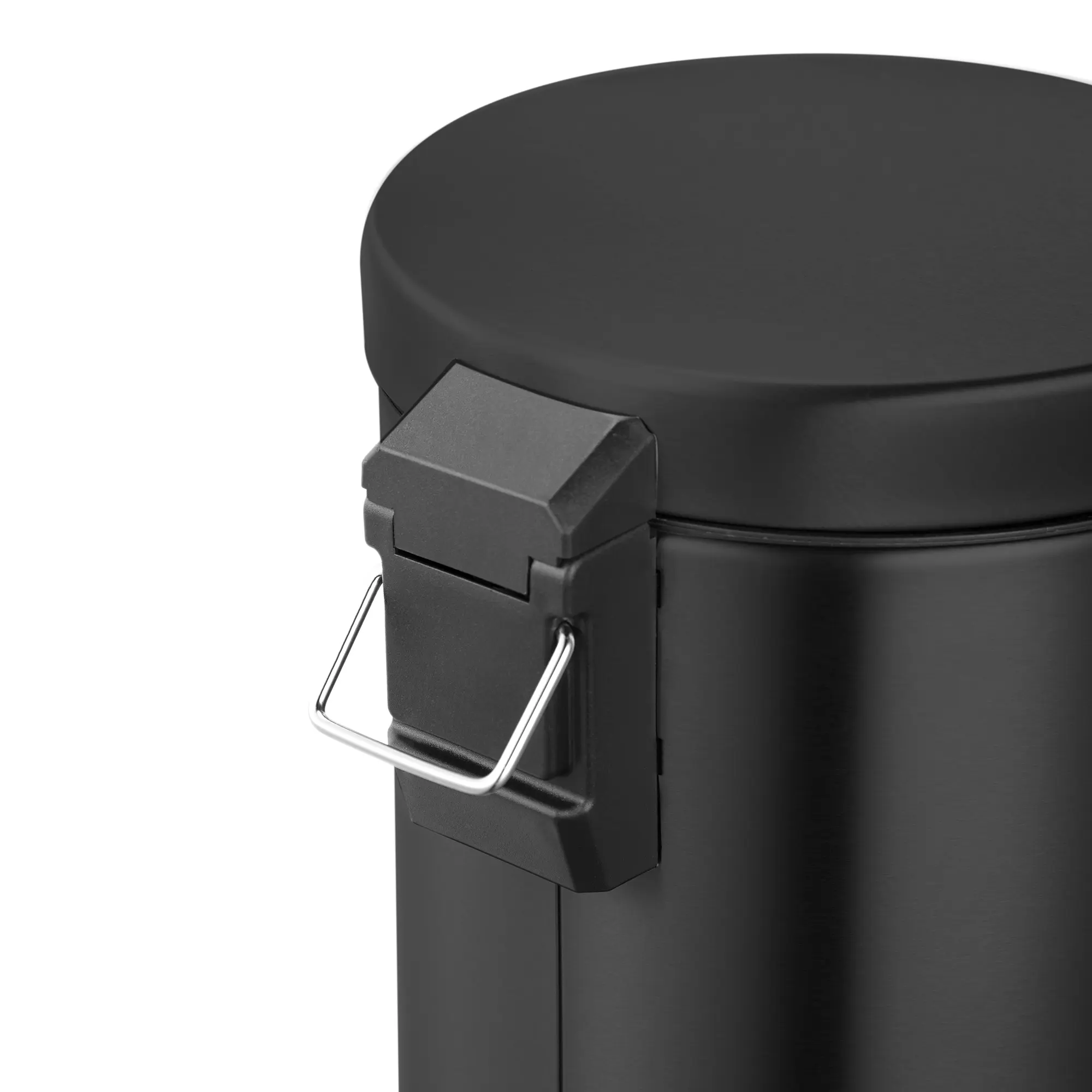 V-Part Kosmetik-Tretabfalleimer 3 Liter in Schwarz mit praktischem Henkel und herausnehmbarem Inneneimer von V-Part