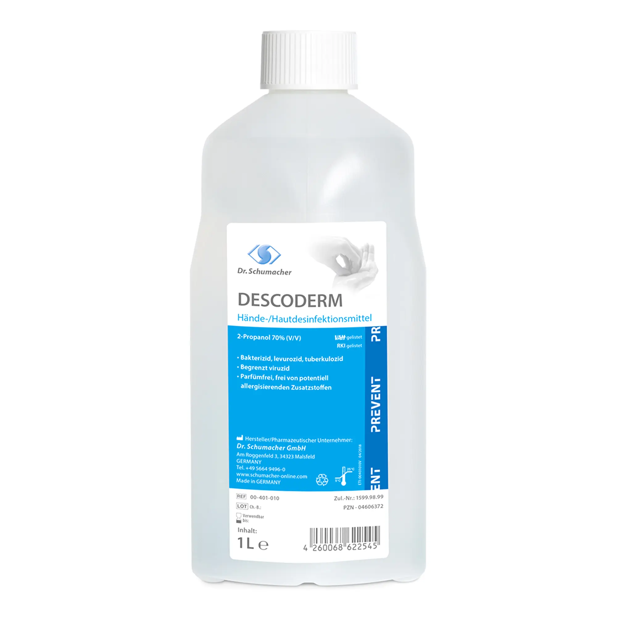 Dr. Schumacher Descoderm alkoholisches Hände- Hautdesinfektionsmittel 1 Liter 00-401-010_1
