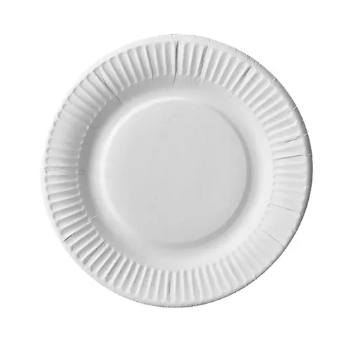 PAPSTAR Teller, Pappe "pure" rund Ø 19 cm weiß extra stark, runder weißer Pappteller aus 100 % Frischfaserkarton, FSC-zertifiziert und lebensmittelecht