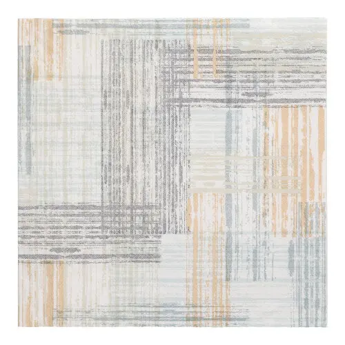 PAPSTAR Servietten ROYAL Collection 1/4-Falz 40x40 cm Modern, Premium-Serviette in Stoffoptik mit modernem Streifendesign in Grau, Blau und Beige, weich, formstabil, FSC-zertifiziert
