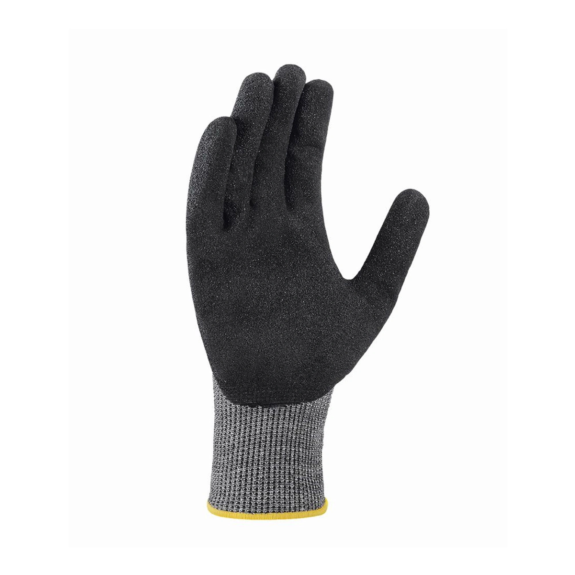teXXor 2424 Schnittschutz-Strickhandschuhe mit Nitril-Beschichtung grau/schwarz, VE 144 Paar