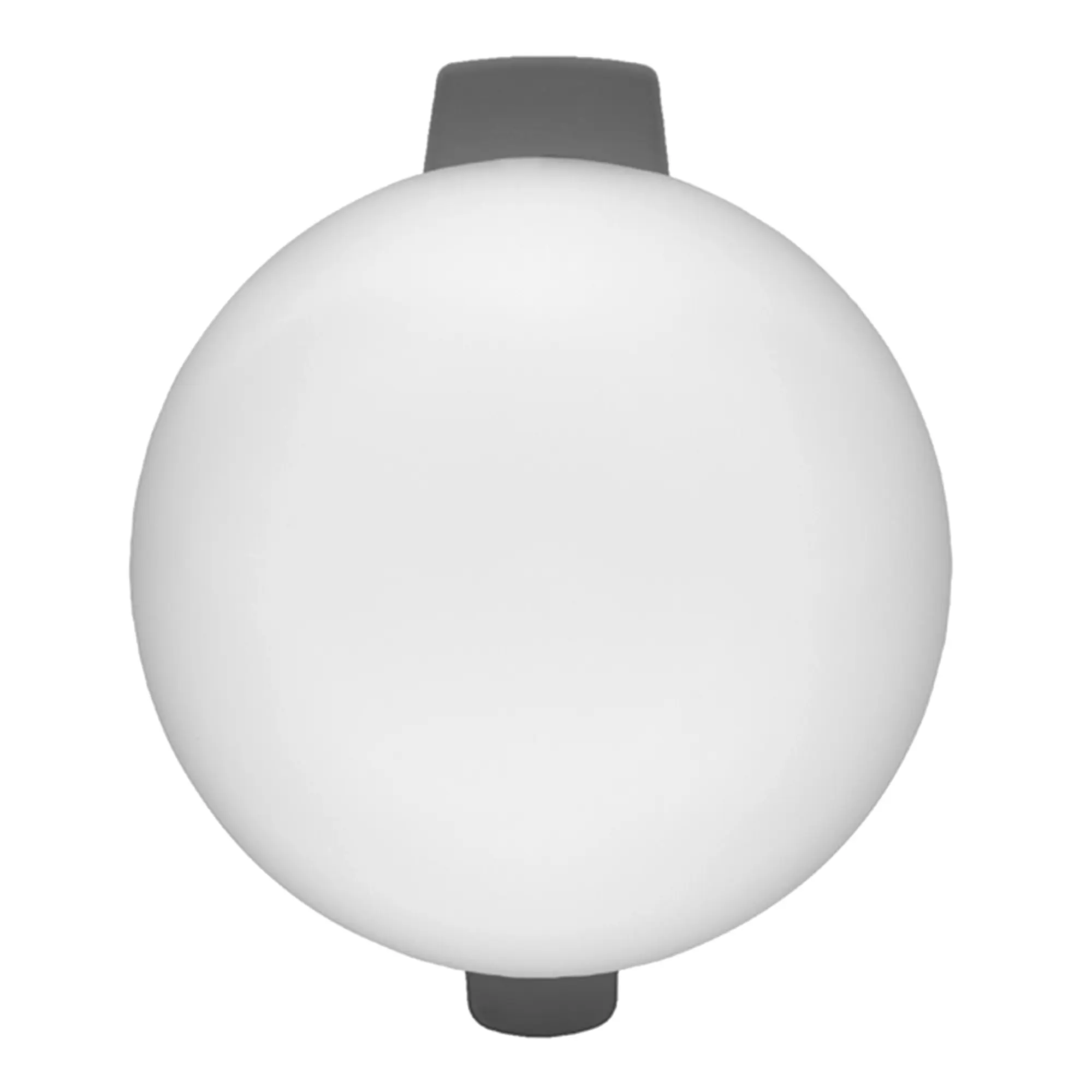 Brabantia newIcon Tretmülleimer 30 Liter mit rundem, geruchsdicht schließendem Soft-Close-Deckel, Ansicht von oben, Hersteller Brabantia
