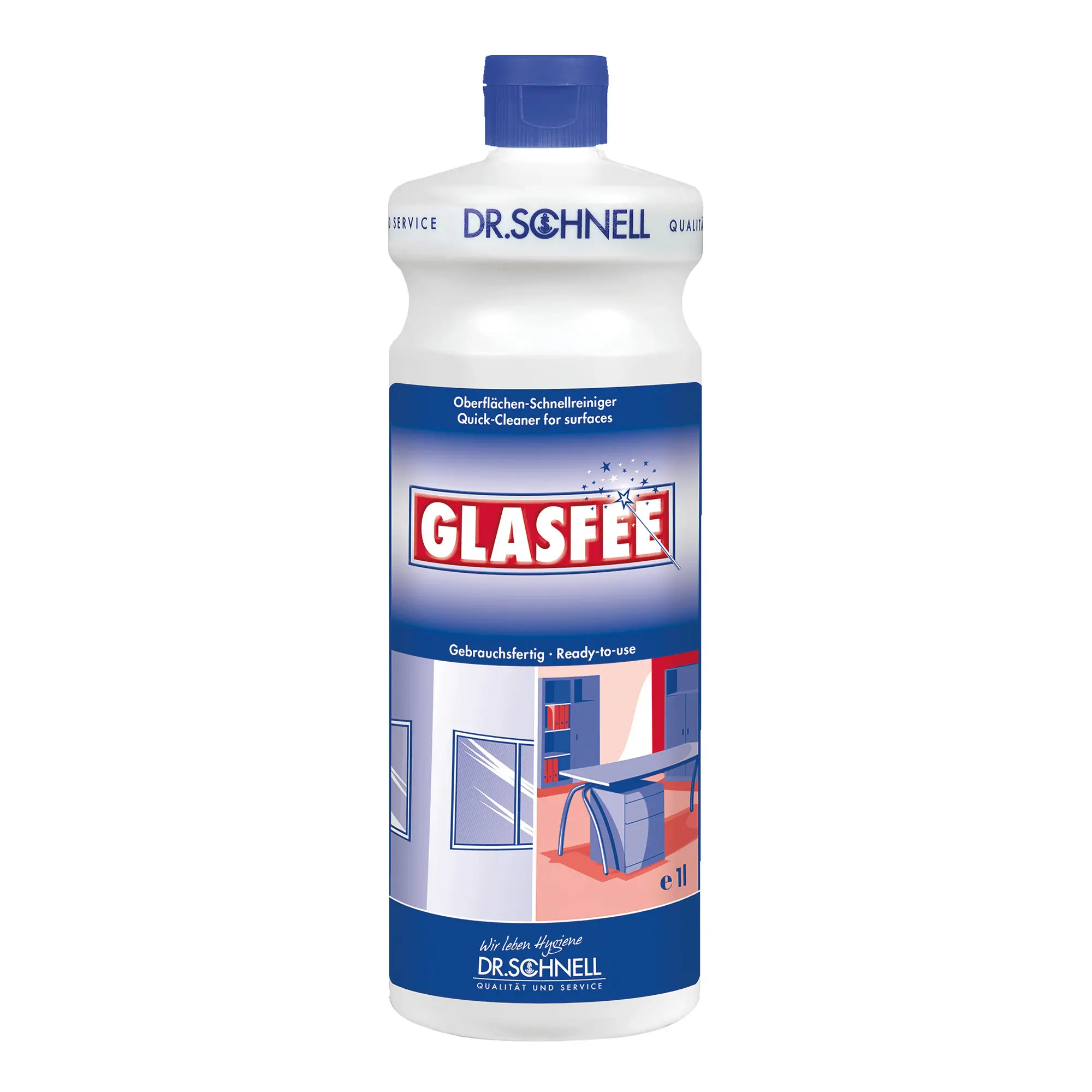 Dr. Schnell Glasfee Glasreiniger 1 Liter Flasche 00137_1