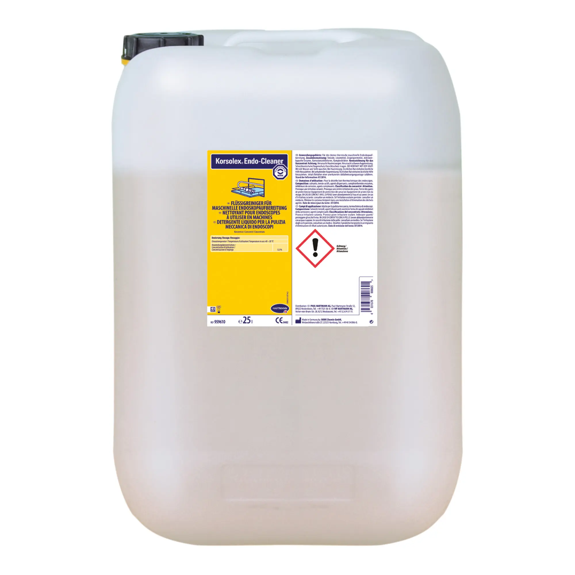 Bode Korsolex Endo-Cleaner Reiniger Endoskope 10 Liter Kanister 972023_1