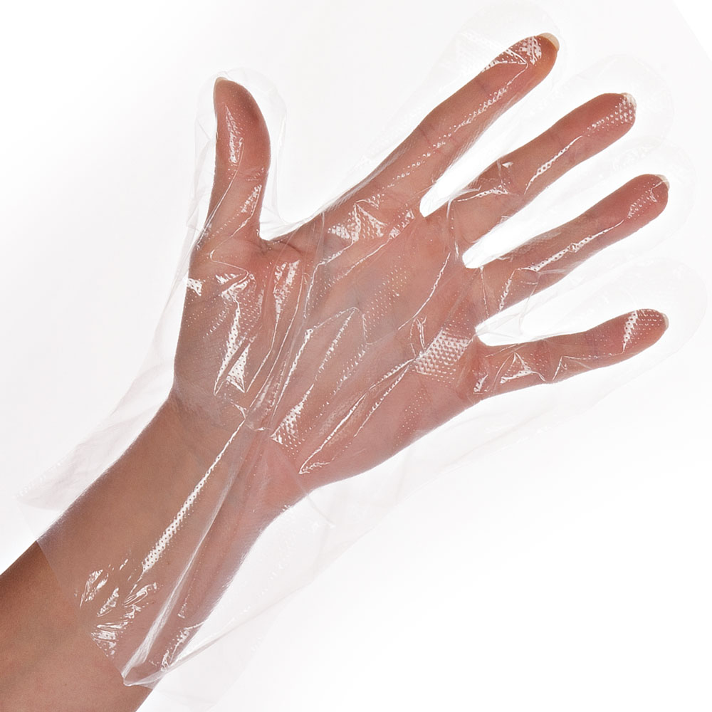 Hygonorm Polyclassic Strong Einmalhandschuhe aus HDPE transparent, VE 10000 Stück