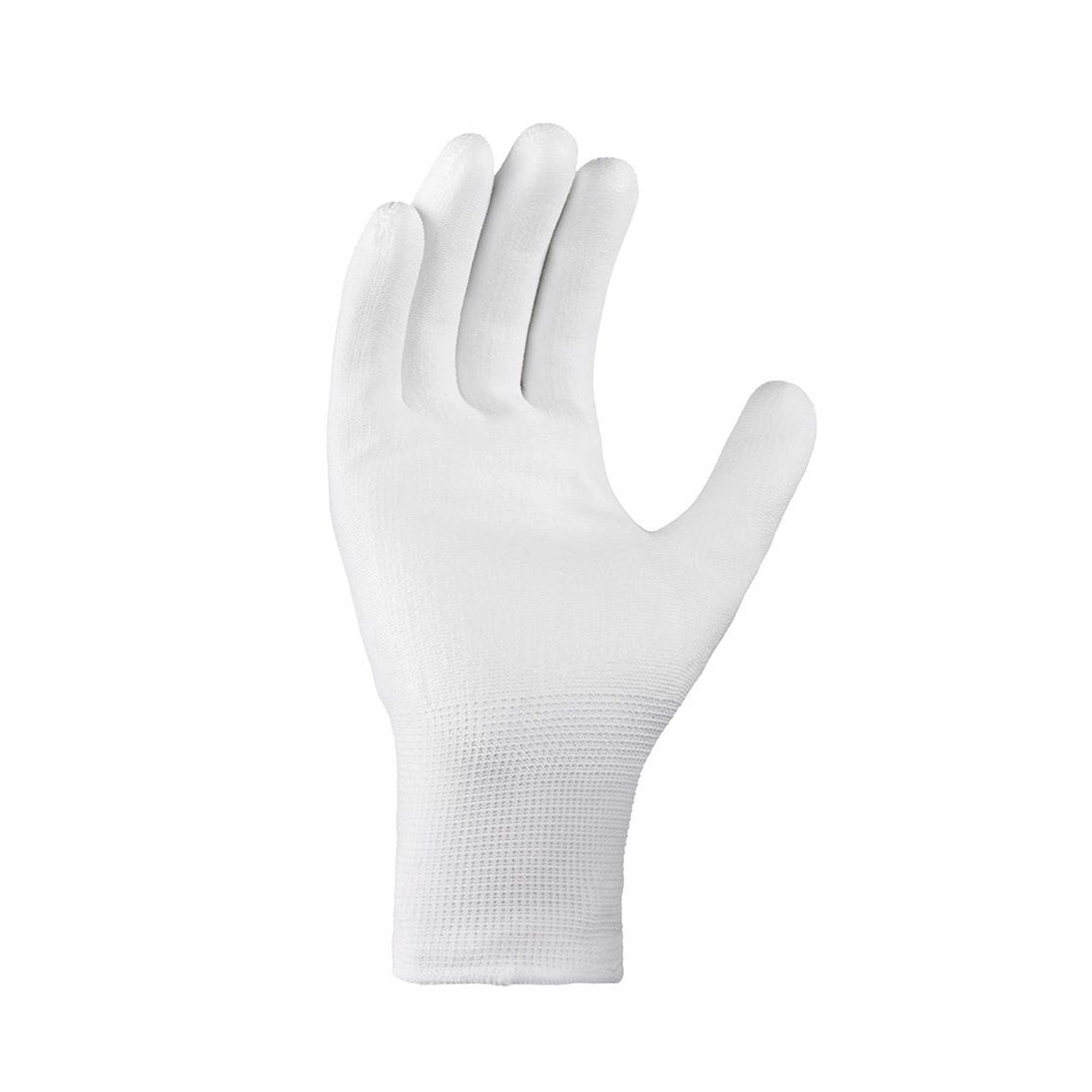 teXXor 2405 Polyester-Strickhandschuhe mit Polyurethan-Beschichtung weiß, VE 240 Paar
