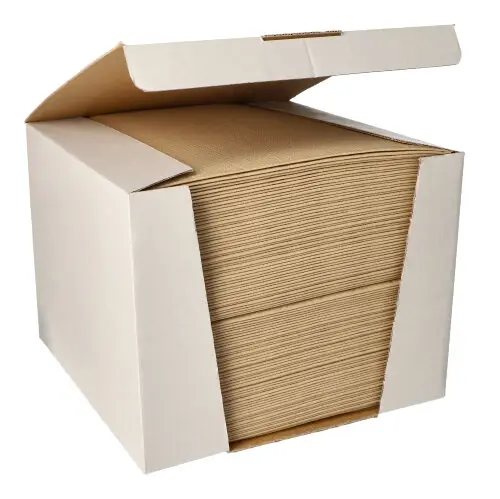 PAPSTAR Servietten ROYAL Collection 1/4-Falz 40x40 cm sand, 100 Stück im umweltfreundlichen Spenderkarton, Artikel 88558