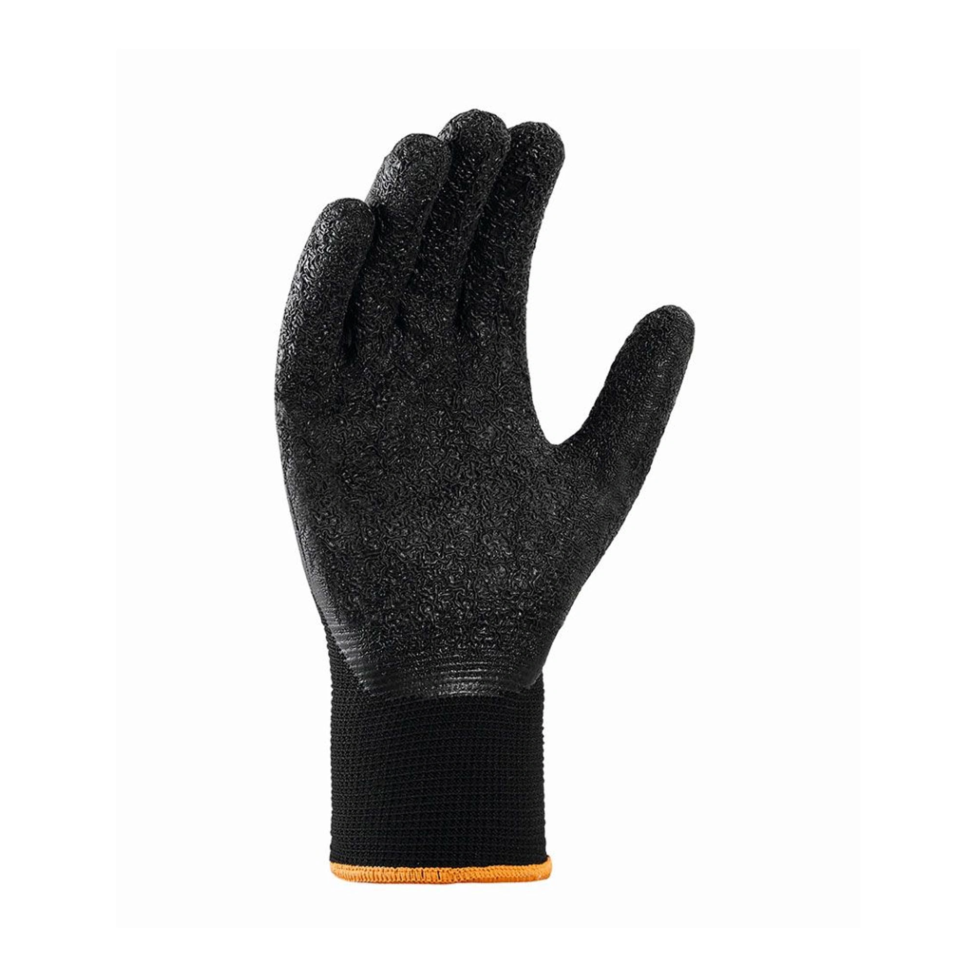 teXXor 2425 Feinstrickhandschuhe mit Latex-Beschichtung schwarz, VE 120 Paar