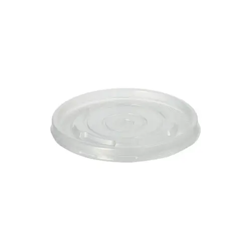 Starpak 25 Deckel für Suppenbecher, PP rund Ø 9,8 cm, 1 cm transparent