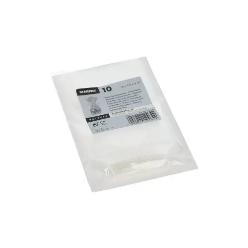 Starpak Bodenbeutel, PP 16 cm x 9,5 cm x 4 cm transparent