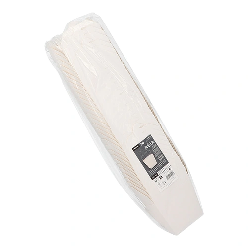 Starpak Snackboxen mit Henkel "ASIA" eckig 950 ml 10,9 cm x 8,9 cm x 6,8 cm weiß, 10 x 30 Stück