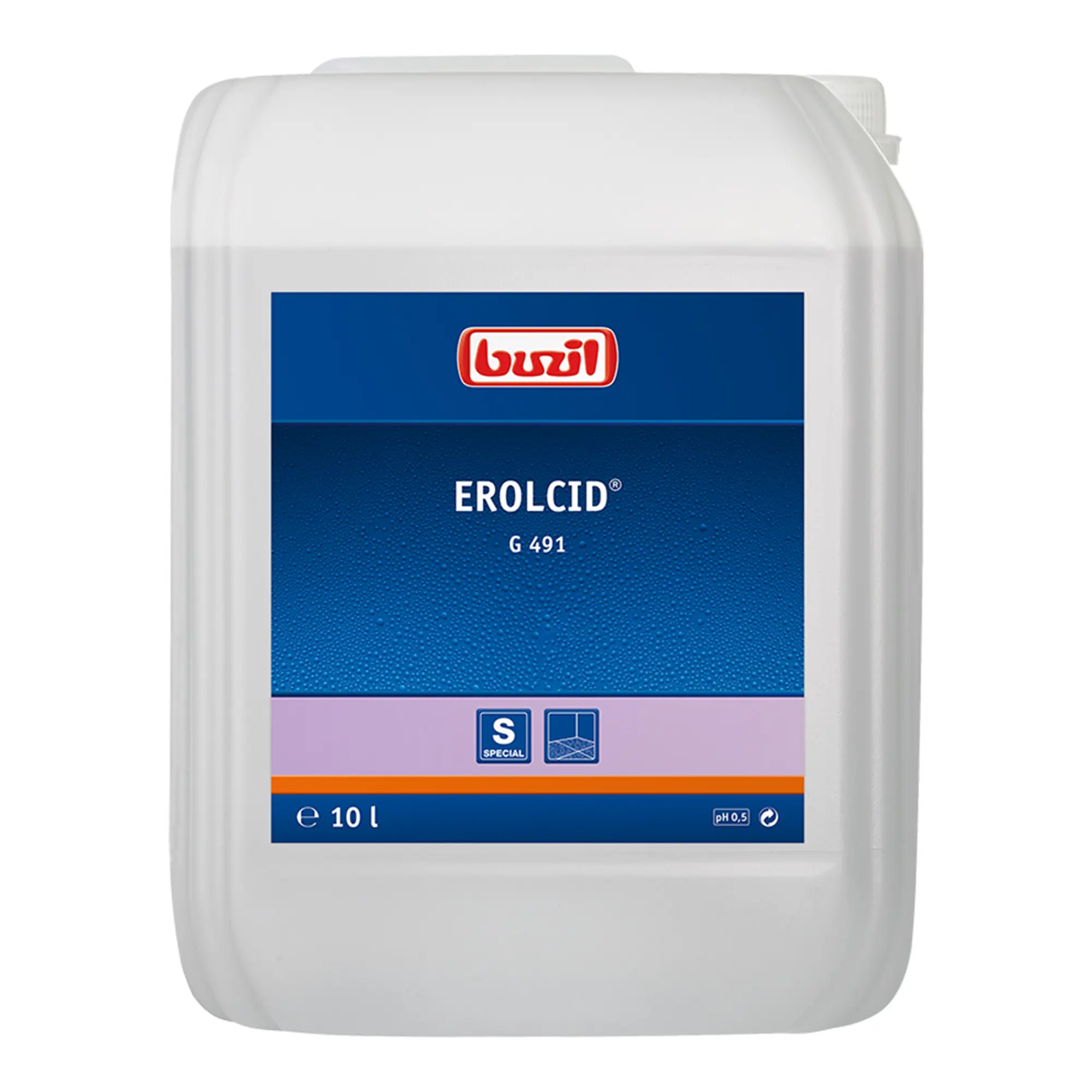 Buzil Erolcid G491 saurer Intensivreiniger 10 Liter Kanister G491-0010RA_1