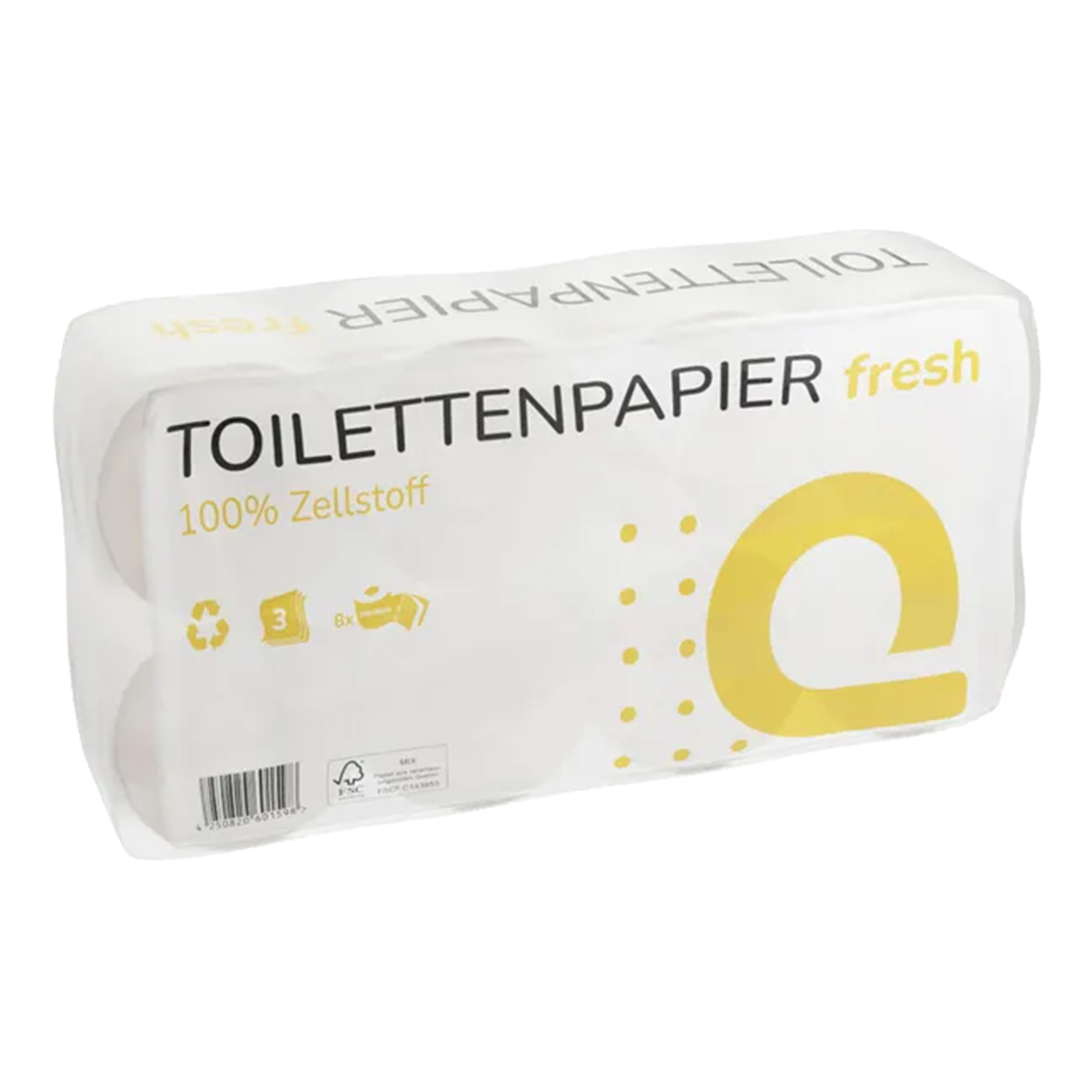 Sarima Toilettenpapier 3-lagig 250 Blatt Zellstoff hochweiß