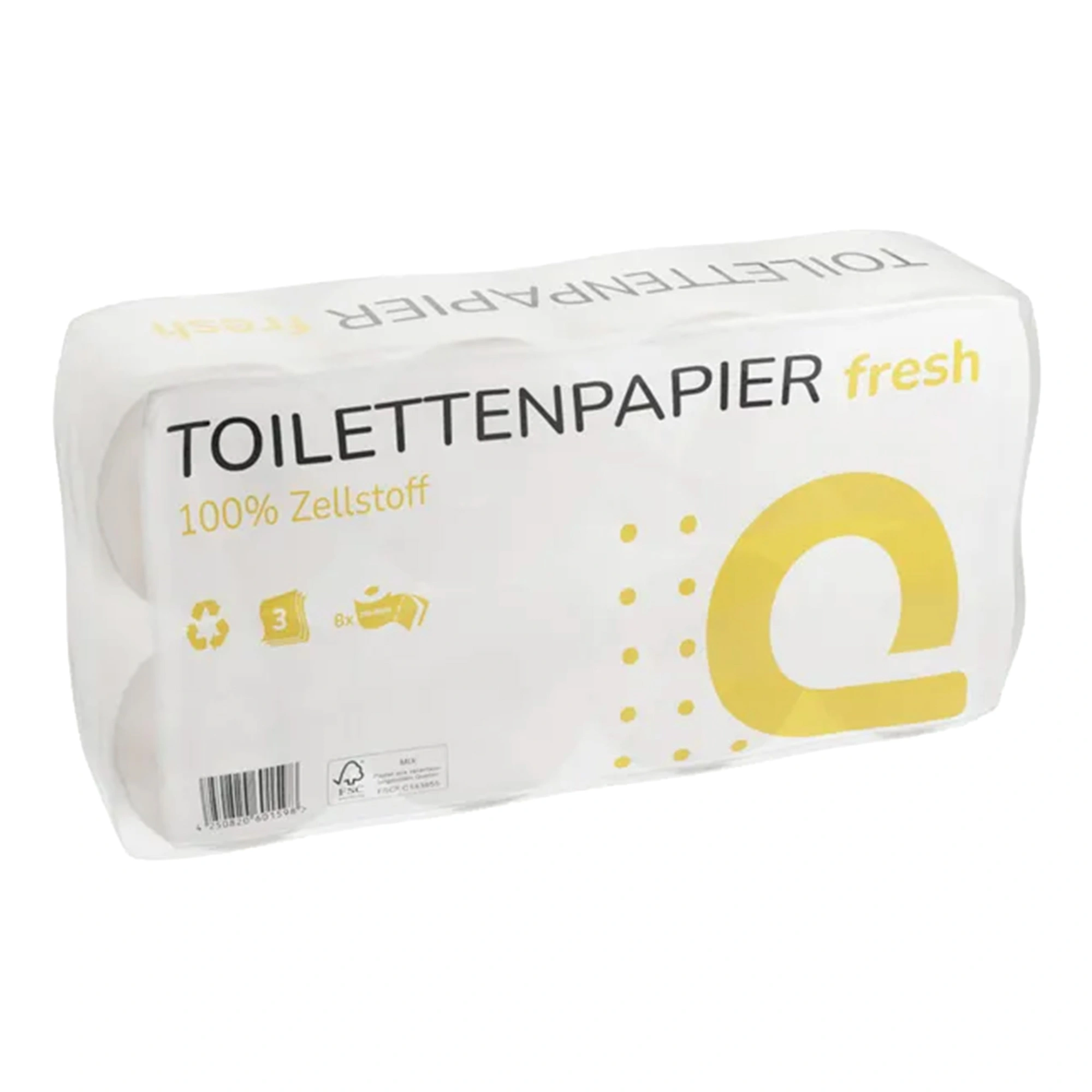 Sarima Toilettenpapier 3-lagig 250 Blatt Zellstoff hochweiß