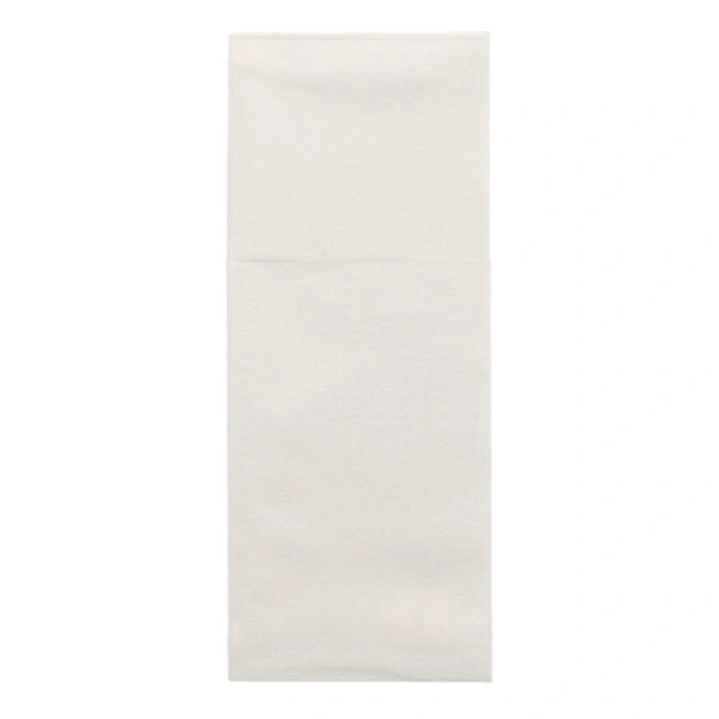 Starpak Bestecktaschen, Airlaid 40 cm x 48 cm weiß mit Besteckfalz