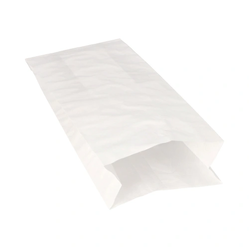 Starpak Warmhaltebeutel, Papier mit PE-Einlage 24 cm x 10,5 cm x 5,5 cm weiß, 10 x 100 Stück