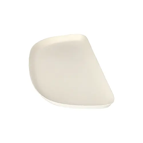 PAPSTAR Teller 1/2 „pure“ aus Zuckerrohr, weiß, rechteckig 30 x 13,5 cm, nachhaltig und kompostierbar, Artikel 89838