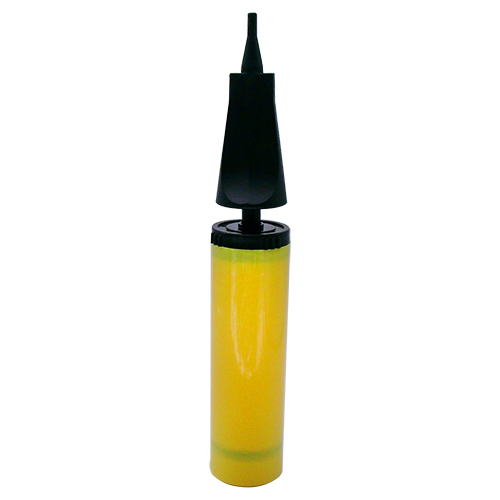 PAPSTAR Pumpe für Folienluftballons 28 cm x 4,5 cm gelb