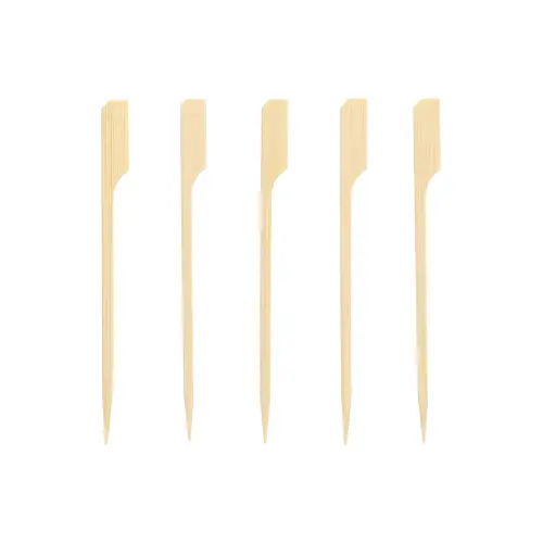 PAPSTAR Fingerfood - Spieße "pure" 12 cm "Golf" aus stabilem Bambus, wiederverwendbare Golfschläger-Spieße für stilvolles Anrichten von Fingerfood und Snacks, 10 x 250 Stück, Art.-Nr. 37278