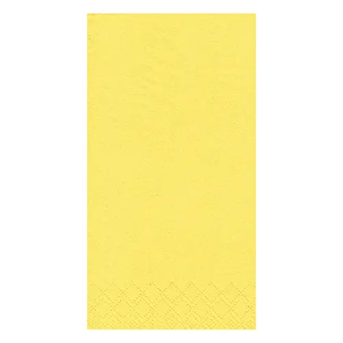 PAPSTAR Servietten, 3-lagig 1/8-Falz 33 cm x 33 cm gelb in 250er Gastro-Packung aus Tissue, umweltfreundlich und FSC-zertifiziert