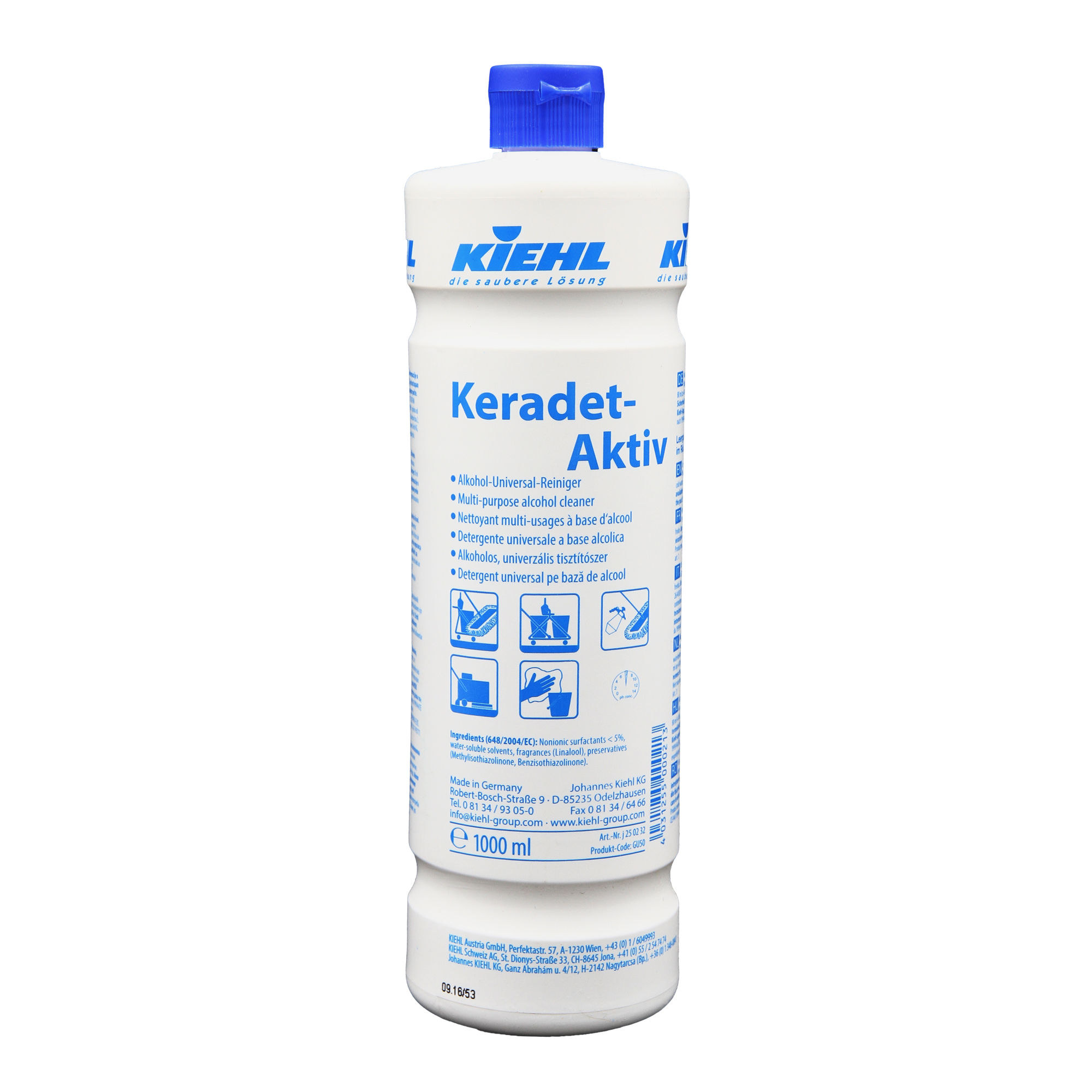 Kiehl Keradet-Aktiv Alkohol-Universalreiniger 1 Liter Flasche j250201_1