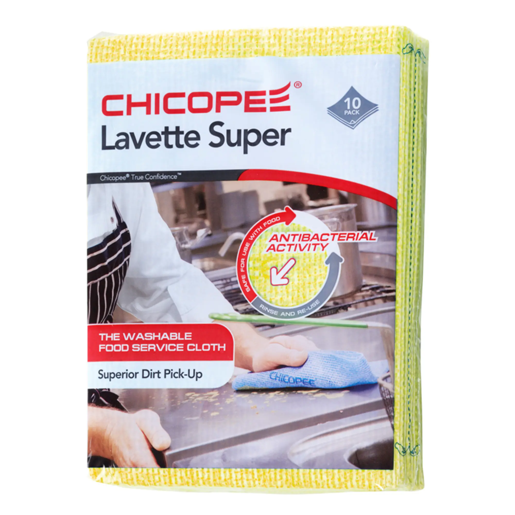 Chicopee Lavette Super Wisch- Spültücher, 10 Stück gelb 7453300_1