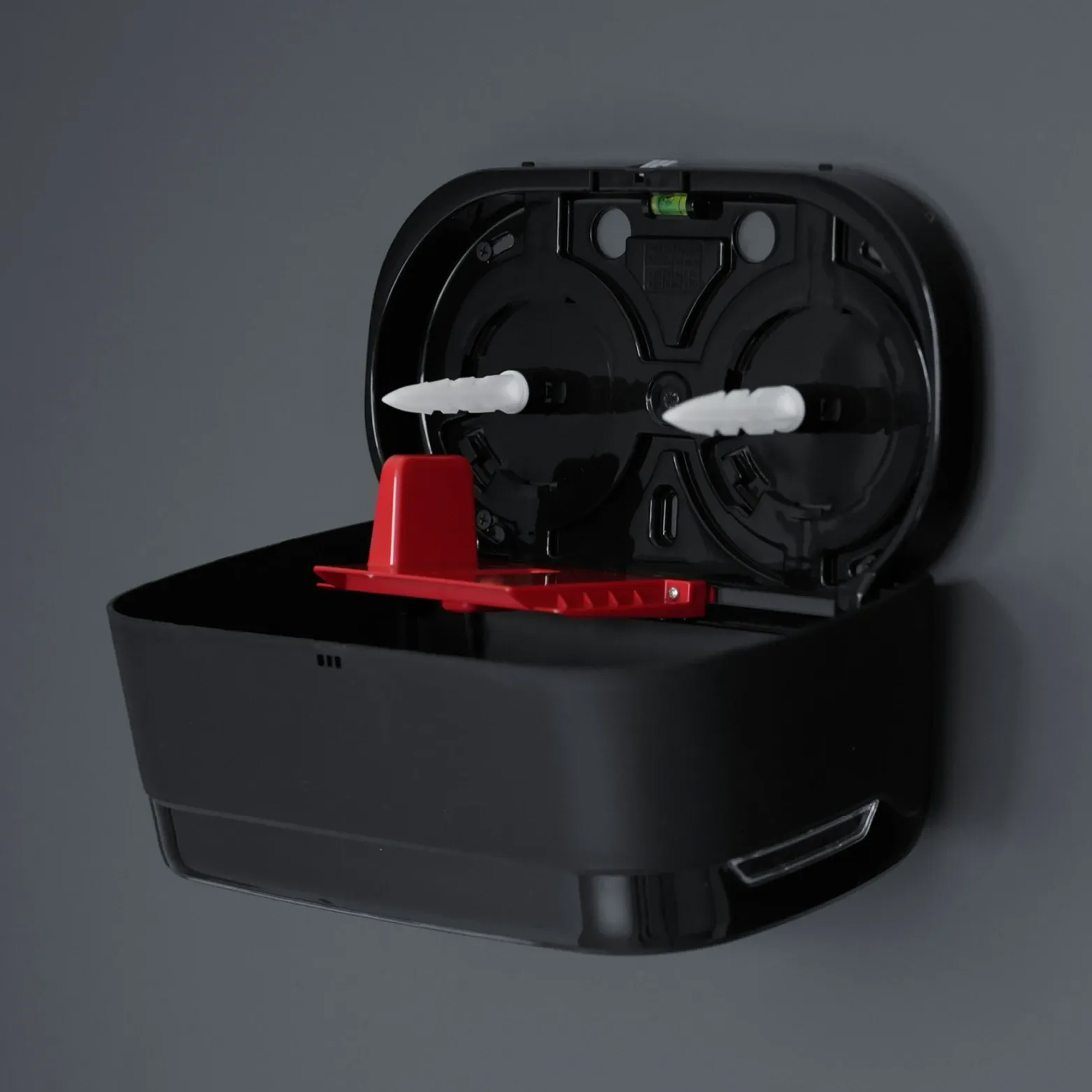 SEMYtop Toilettenpapierspender für 2 Rollen kernlos