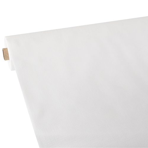 PAPSTAR Tischdecke, stoffähnlich, Vlies "soft selection plus" 25 m x 0,9 m weiß