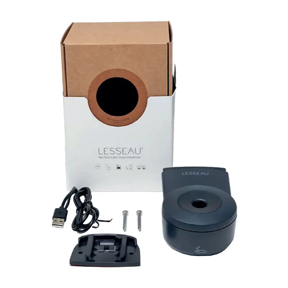 LESSEAU No Touch Sensor Seifen-Spender für feste Handwaschstücke