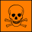 Schild bzw. Piktogramm für Gefahrenbezeichnung Sehr Giftig (veraltet)