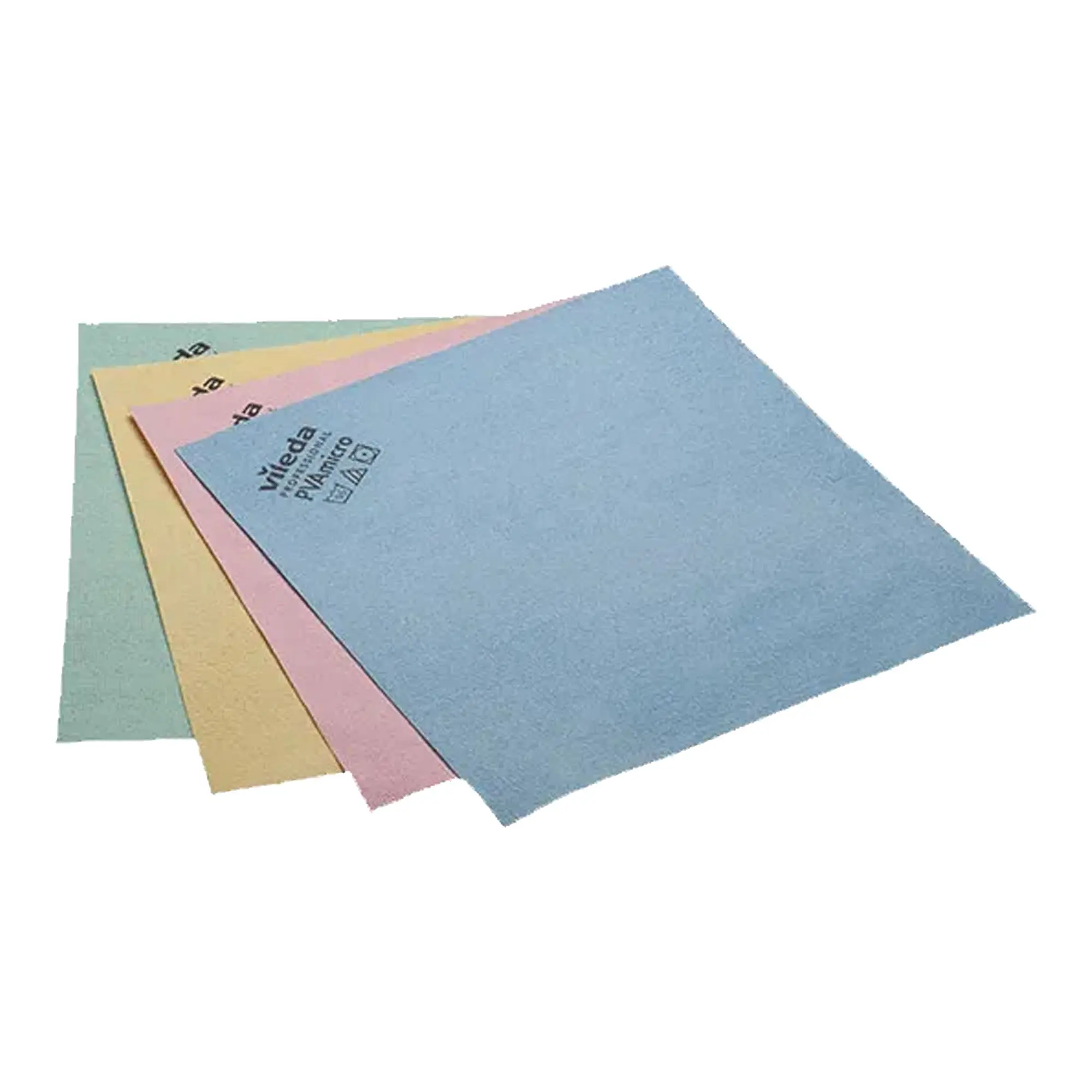 Vileda Microfasertuch PVA micro, 1 Stück, rosafarbenes Allzwecktuch mit PVA-Beschichtung für streifenfreie Reinigung von Glas, Edelstahl und Möbeln