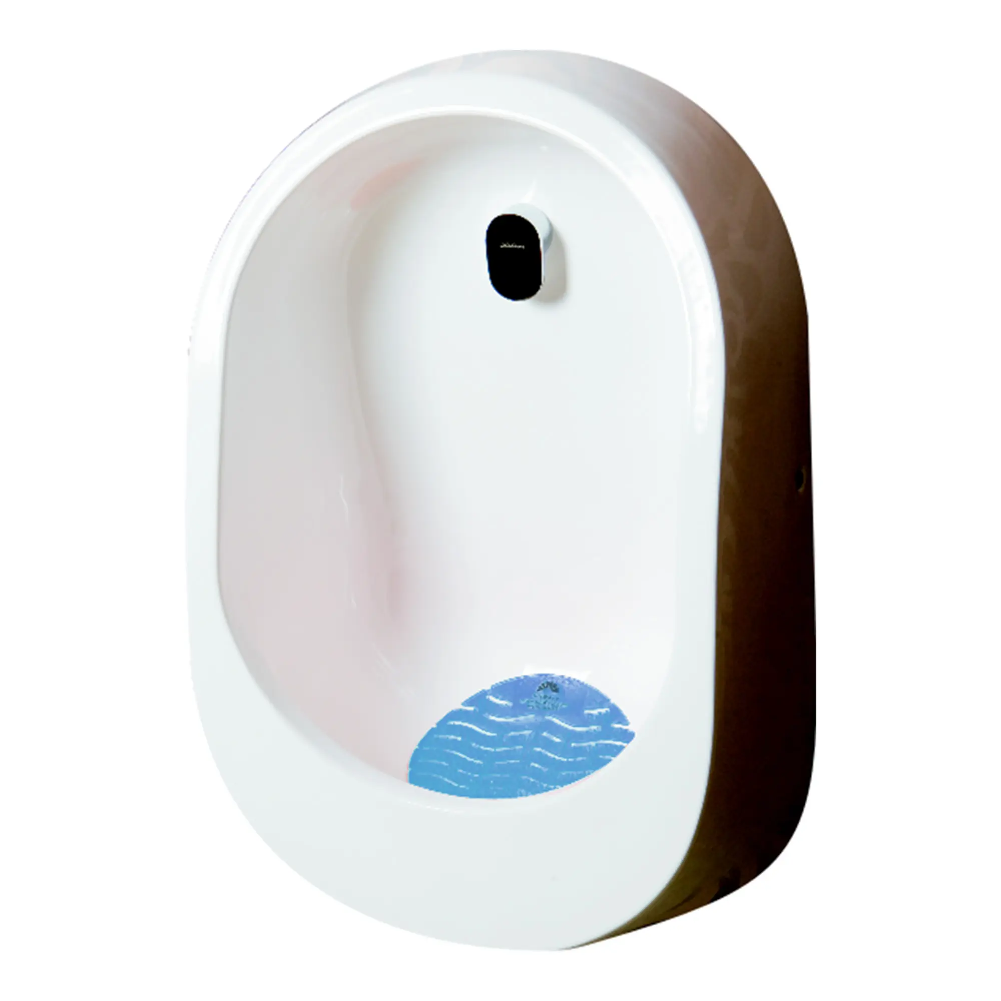 UriWave Urinaleinlage (Urinalsieb) mit Duft, 10 Stück im Urinal eingesetzt, weiches duftendes Urinalsieb mit Spritzschutz für Pissoirs