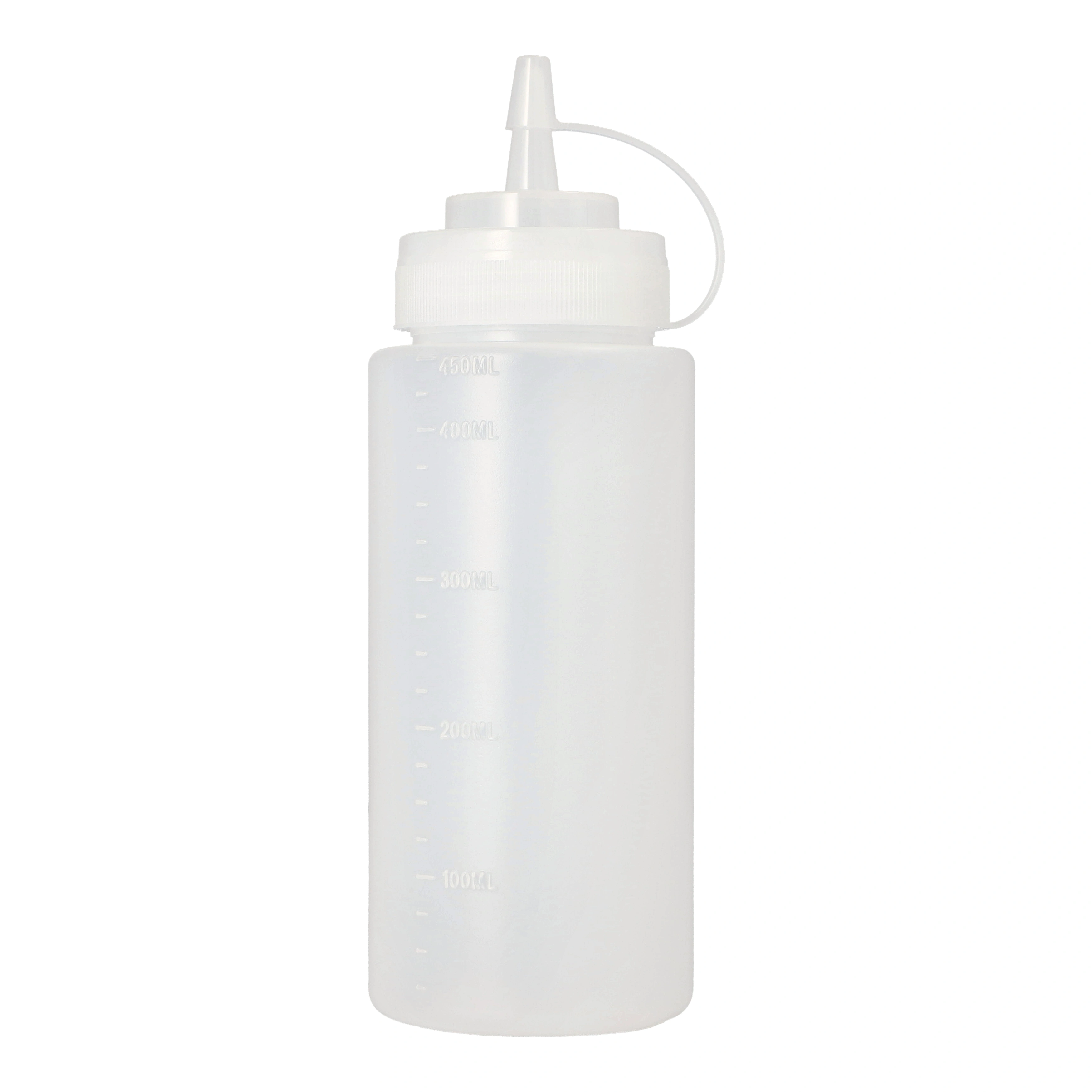 Starpak Quetschflaschen LDPE (virgin) 450 ml Ø 6,5 cm, 19,5 cm transparent, 6 x 2 Stück