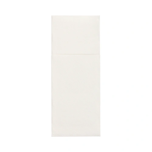PAPSTAR Servietten "ROYAL Collection" 40 cm x 30 cm weiß mit Besteckfalz, 6 x 50 Stück
