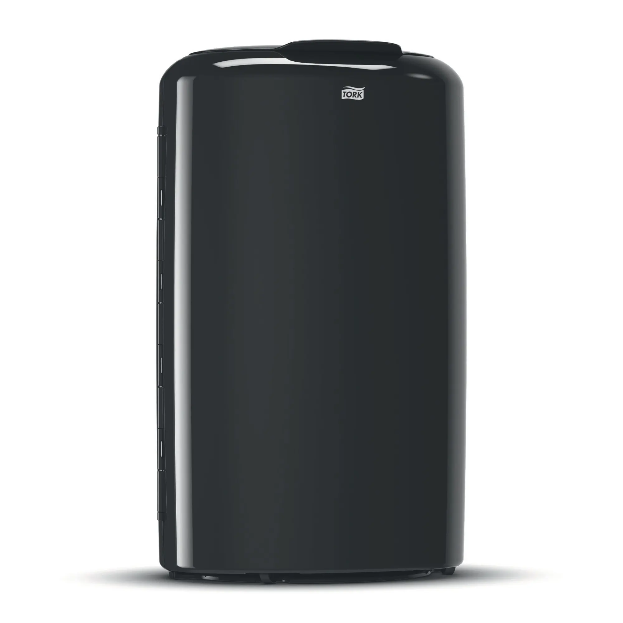 Tork Elevation Abfallbehälter B1, 50 Liter in schwarz, offener Hygienemülleimer zur Wand- und Bodenmontage für Waschräume, Artikelnummer 563008