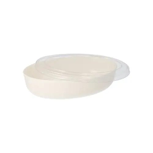 Starpak Deckel PET für Schalen oval 1 cm x 13,5 cm x 20,5 cm glasklar "Cella"
