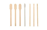Holz-Rührstäbchen Set, 7-teilig, verschiedene Holzstäbchen zum Umrühren von Kaffee, Tee und Cocktails, Artikelnummer 106162512