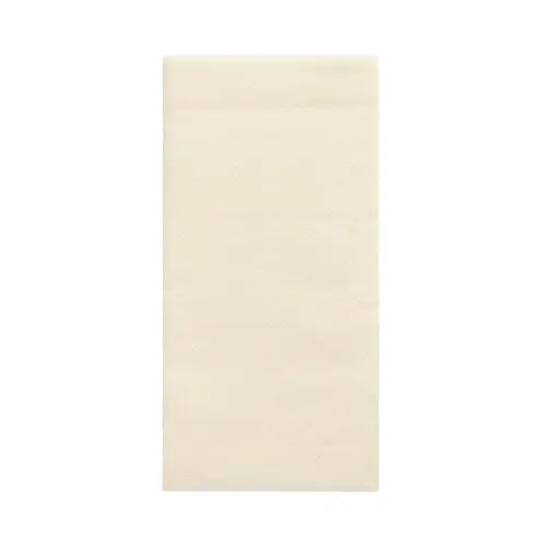 PAPSTAR Servietten "DAILY Collection" 1/8-Falz 32 x 32 cm in Champagner, kompostierbare FSC-Servietten für Gastronomie und Events, Art.-Nr. 89649