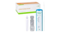 COVID-19 Antigen Test Kit Schnelltest mit Box, Testkassette, Teströhrchen, Pufferlösung und Abstrichtupfer, Artikelnummer 1000218
