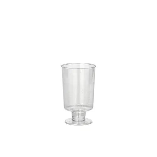 Starpak 20 Stiel-Gläser für Schnaps, PS 4 cl Ø 3,8 cm, 6,3 cm glasklar einteilig