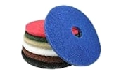 Bodenreinigungs-Pad Set, farbige Rundpads in verschiedenen Stärken für Scheuersaugmaschine und Einscheibenmaschine, Artikelnummer 0000