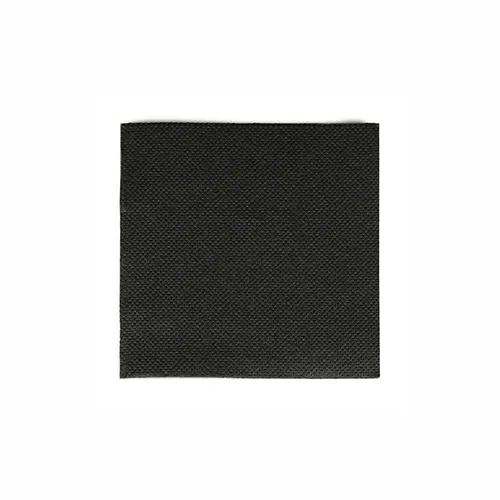 PAPSTAR 125 Servietten, 2-lagig "PUNTO" 1/4-Falz 20 cm x 20 cm schwarz mikrogeprägt