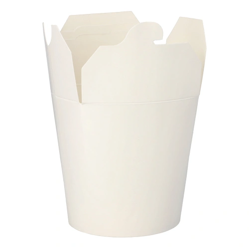 Starpak Snackboxen "ASIA" rund 900 ml 11,2 cm x 11 cm x 9,5 cm weiß, 10 x 50 Stück