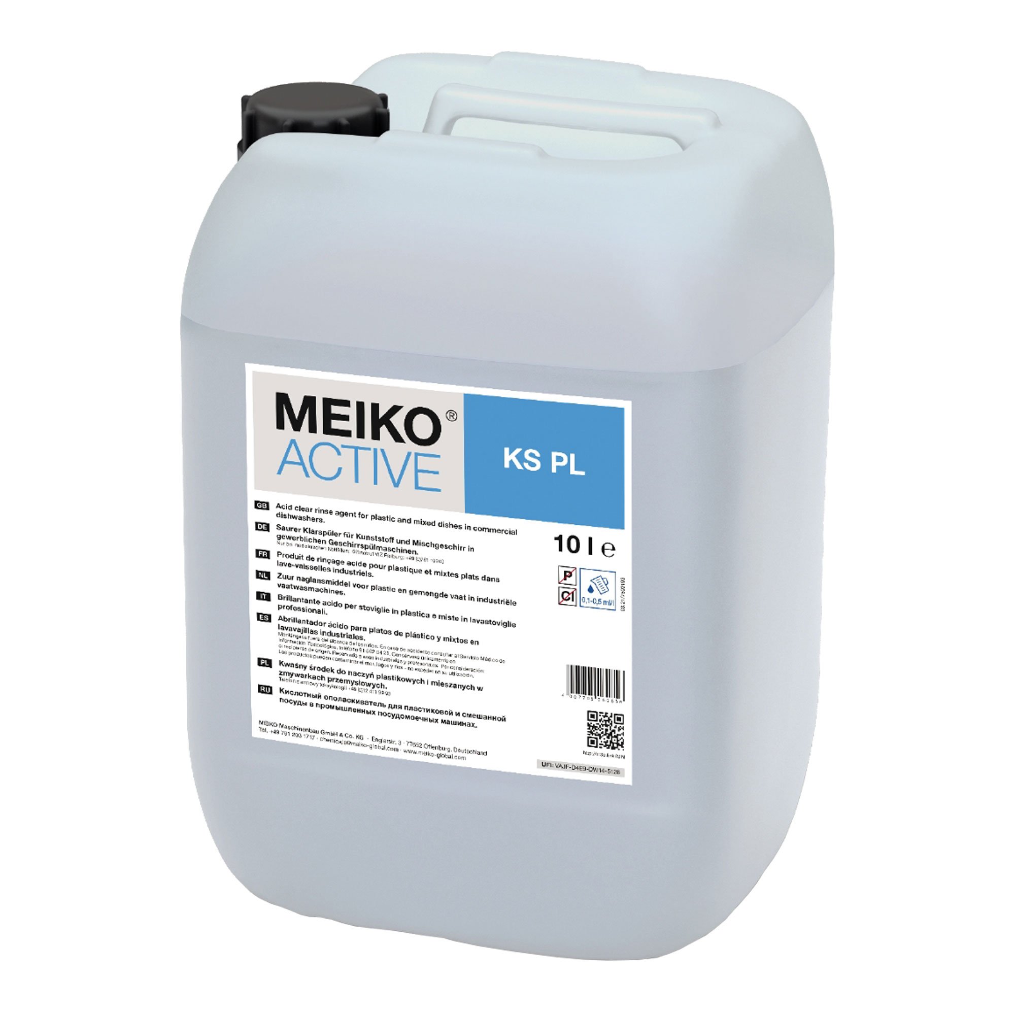Meiko Active KS PL Spezial-Klarspüler für Kunststoff 