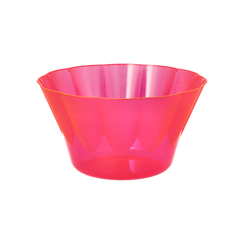 Starpak 54 Eis- und Dessertschalen, PS rund 400 ml Ø 12 cm, 7 cm pink