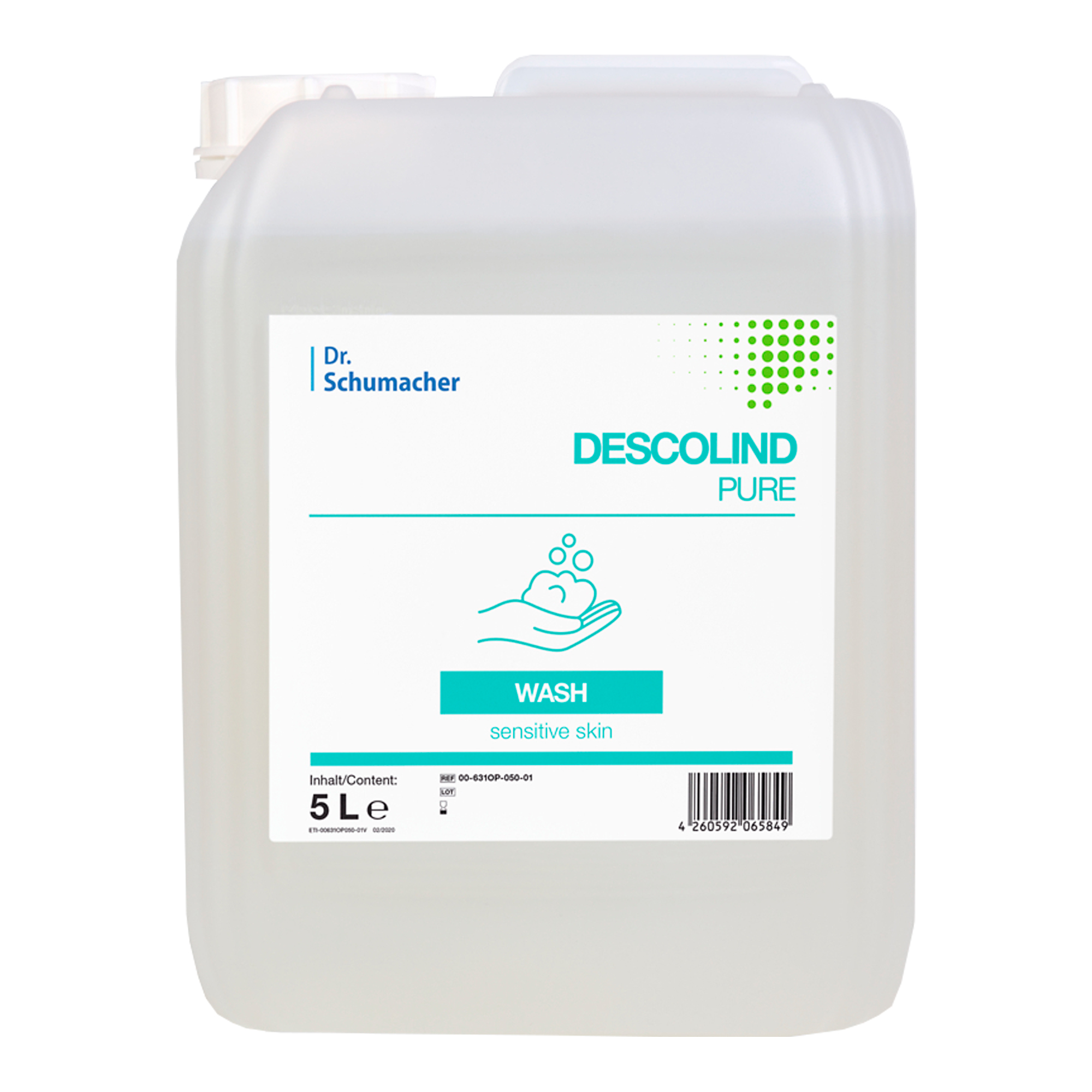 Dr. Schumacher Descolind Pure Wash farbstoff-, parfümfreie Waschlotion sensible Haut