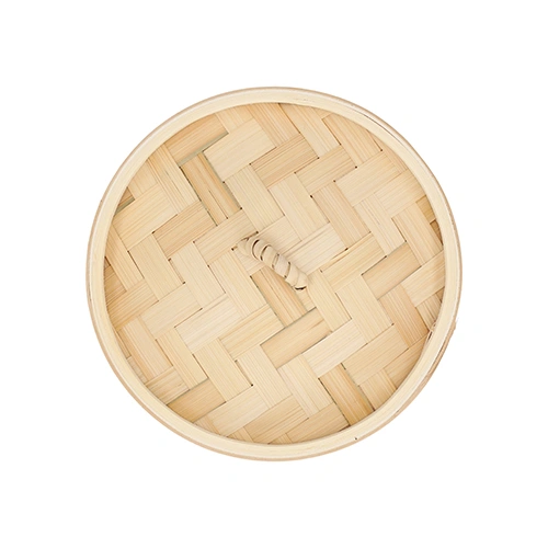 PAPSTAR Dampfgarer Bambus "ASIA" Ø 15 cm, 13,5 cm 3-teilig, 16 x 1 Stück