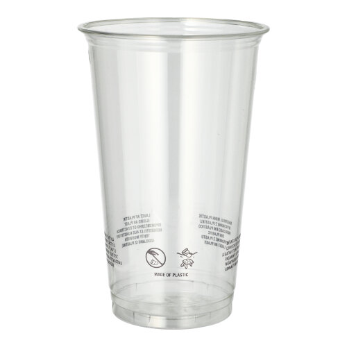 Starpak 50 Trinkbecher R-PET 0,5 l Ø 9,5 cm, 14,7 cm glasklar