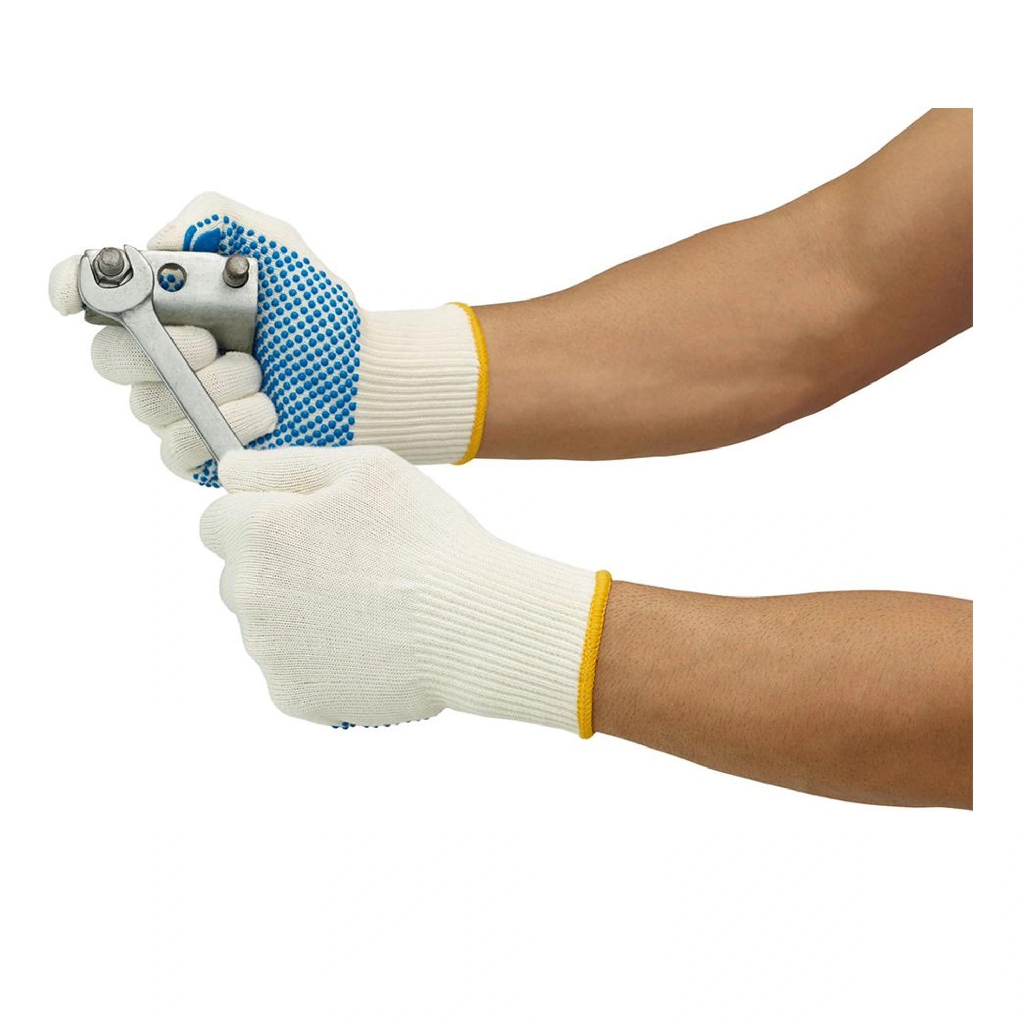 Ansell Tiger Paw 76-301 Mehrzweckhandschuhe mit PVC-Beschichtung natur/blau, VE 12 Paar