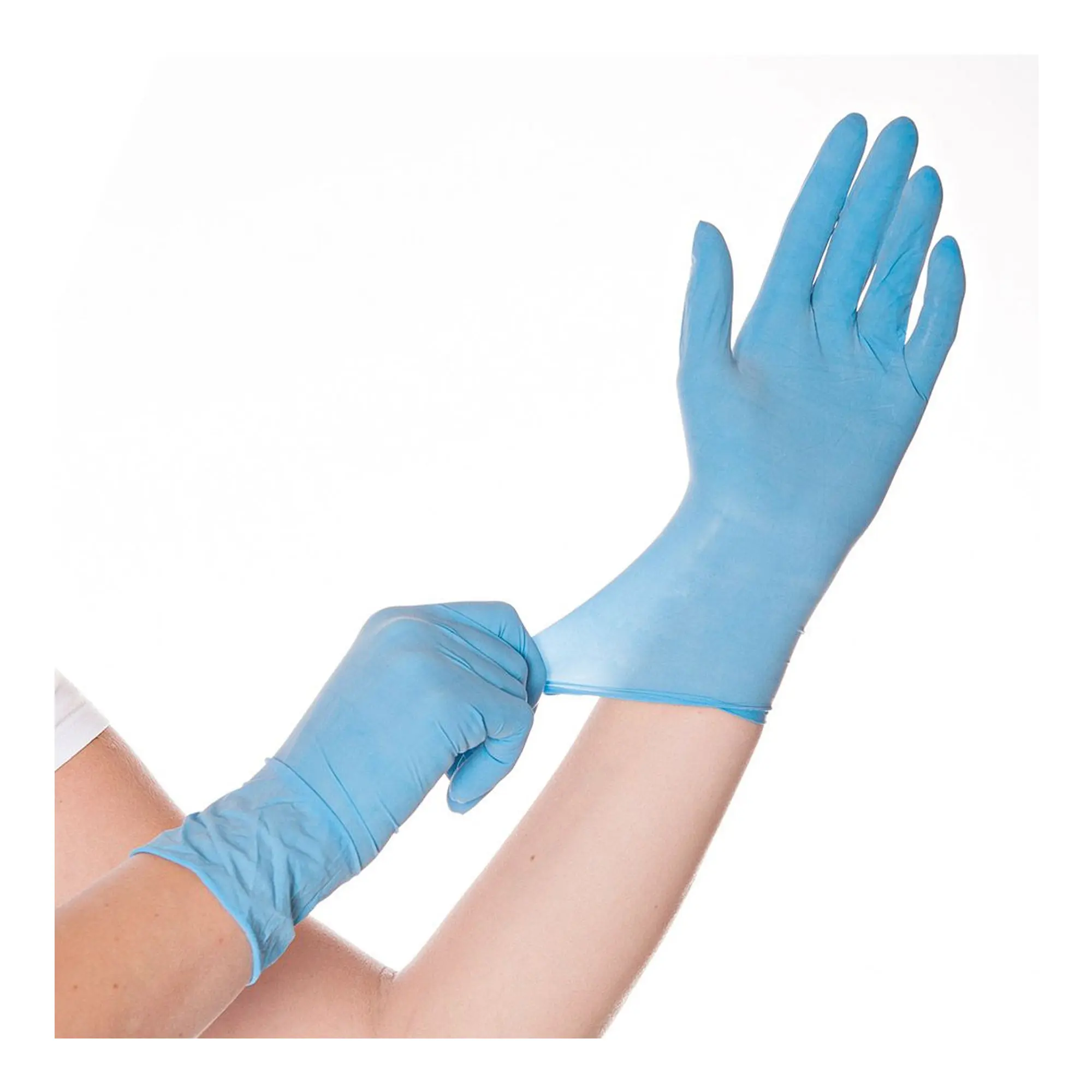 Hygostar Allfood Skin Latexhandschuhe blau gepudert, VE 1000 Stück